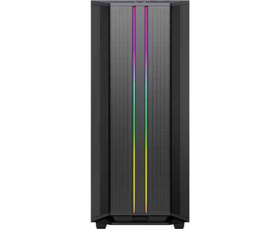  Корпус GameMax Precision COC Black (T808) (ATX, Черн, 2*USB 3.0, Зак.стекло, 1*120мм+ COC, без БП) 