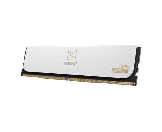  ОЗУ TEAMGROUP T-Create Expert 32GB (CTCWD532G6400HC32ADC01) (2x16GB) DDR5 6400MHz CL32 (32-39-39-84) 1.35V / White 