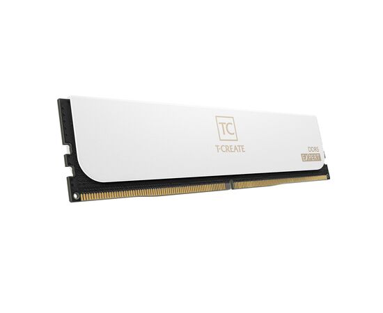  ОЗУ TEAMGROUP T-Create Expert 32GB (CTCWD532G6400HC32ADC01) (2x16GB) DDR5 6400MHz CL32 (32-39-39-84) 1.35V / White 