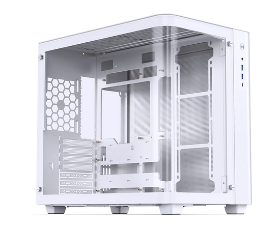  Корпус JONSBO TK-3 White без БП ATX БП, mini-ITX, micro-ATX, белый 